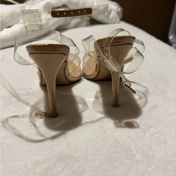 Transparent Nude Heels - Picture 3 of 4